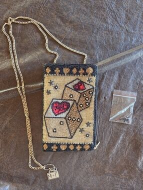 NWOT Mary Frances Roll the Dice Crossbody Bag